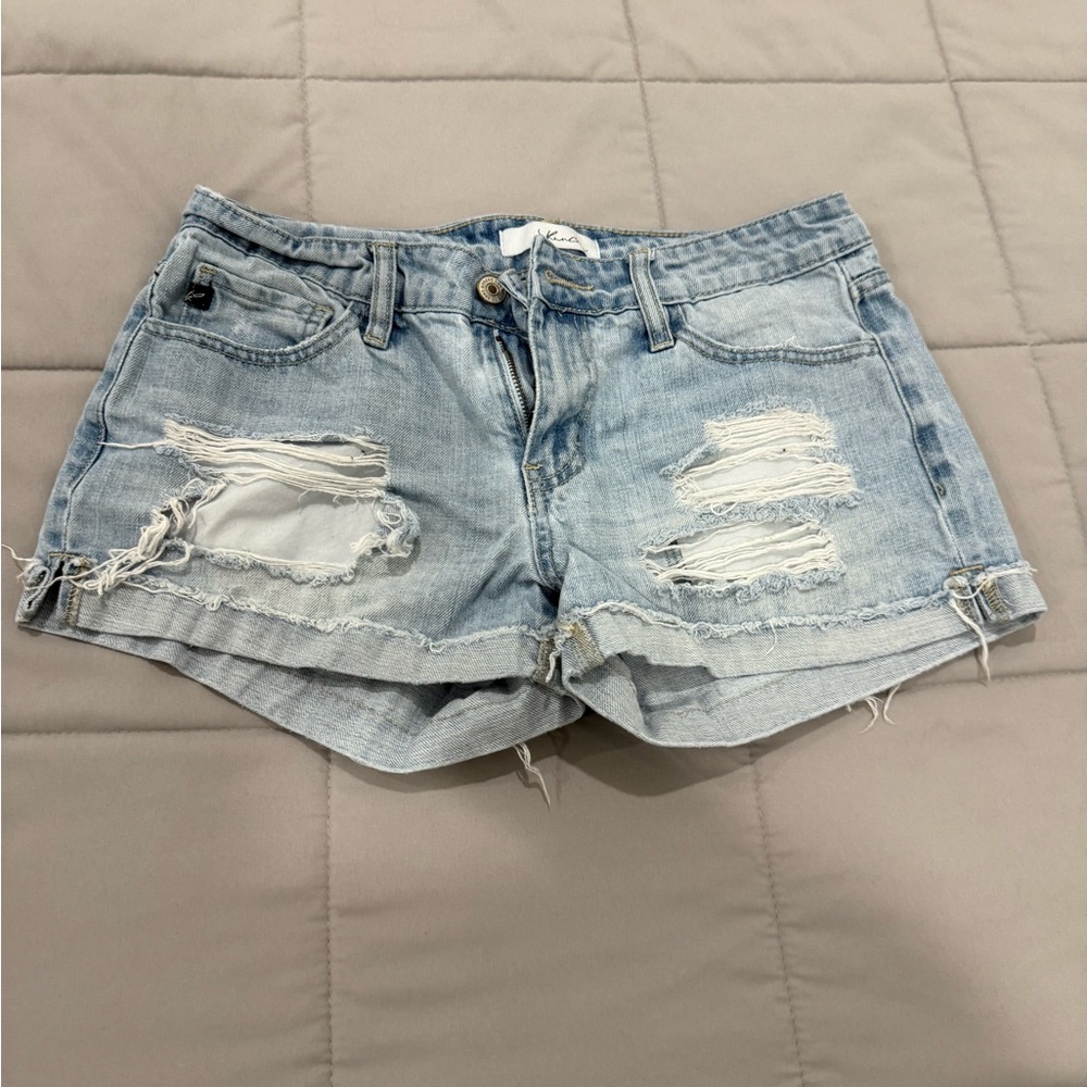 Kancan Distressed Denim Women Shorts